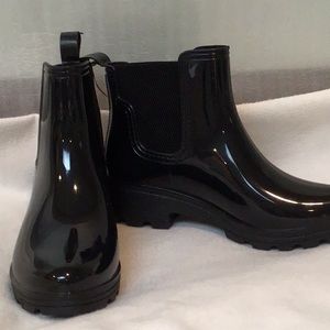 Ocean Coast Black rubber boots